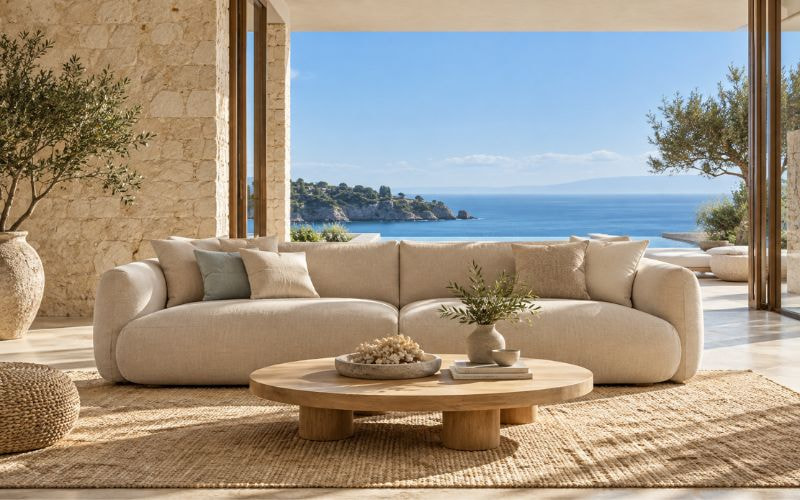 Sofa dưới điều hòa: Cách kê dễ chịu, tránh gió lạnh